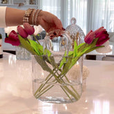 Olivia Glass Handbag Vase | Yedwo Design